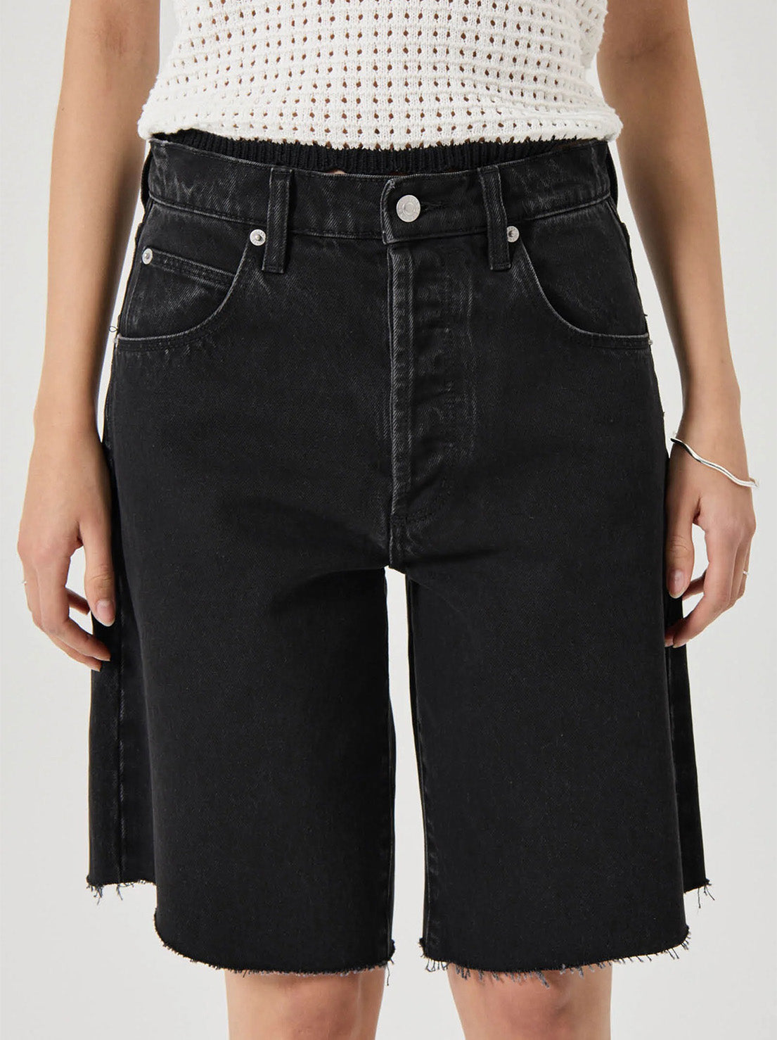 Rolla's - Charlotte Short Opium - Black Overdye