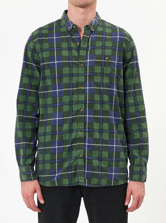 Rolla's - Check Flannel Shirt - Emerald