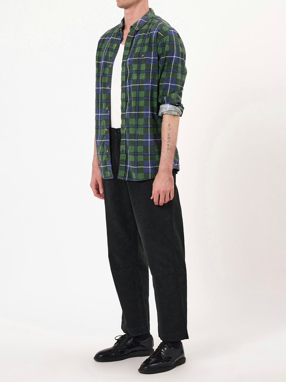 Rolla's - Check Flannel Shirt - Emerald