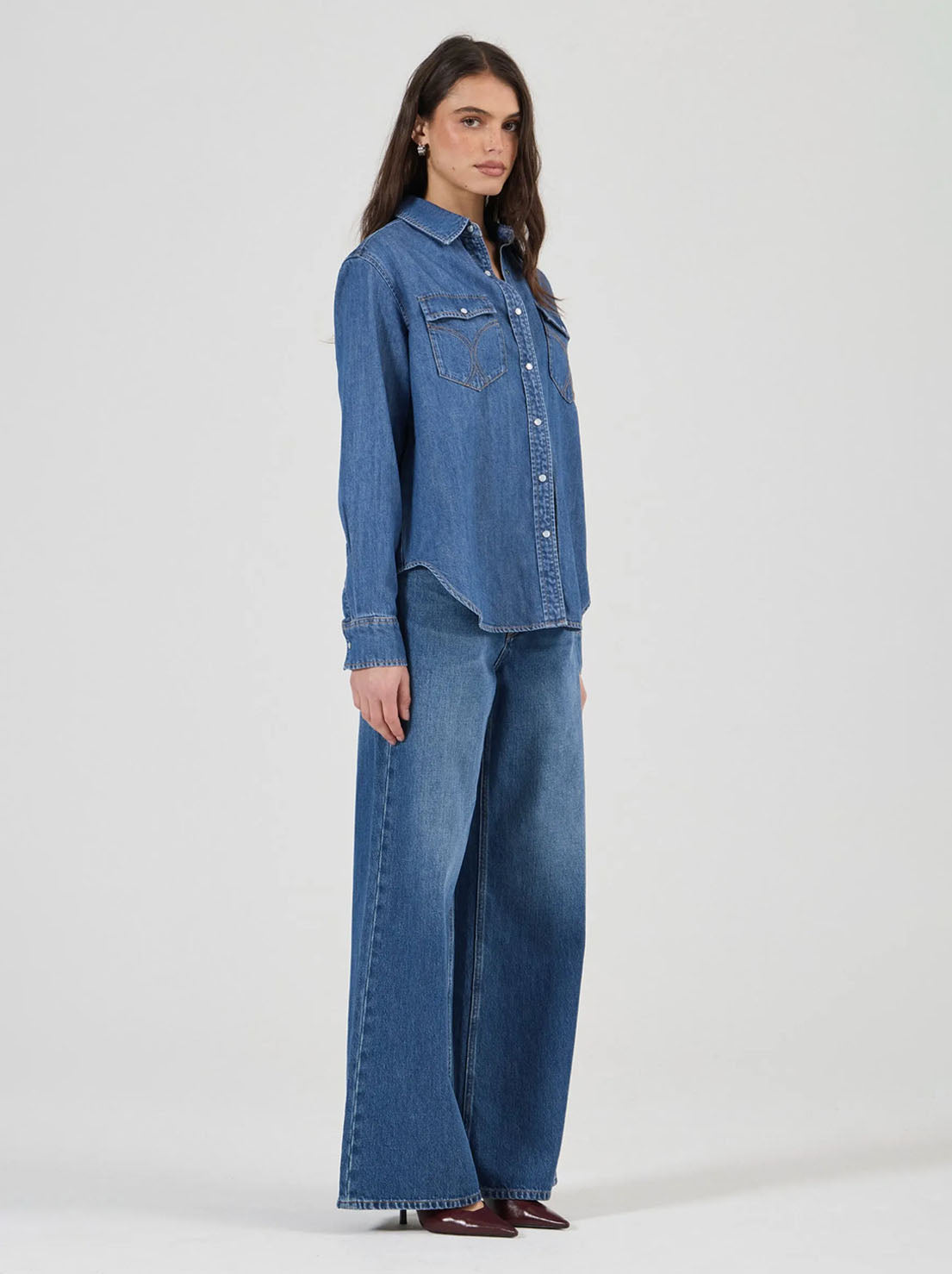 Rolla's - Chelsea Shirt - Vintage Indigo