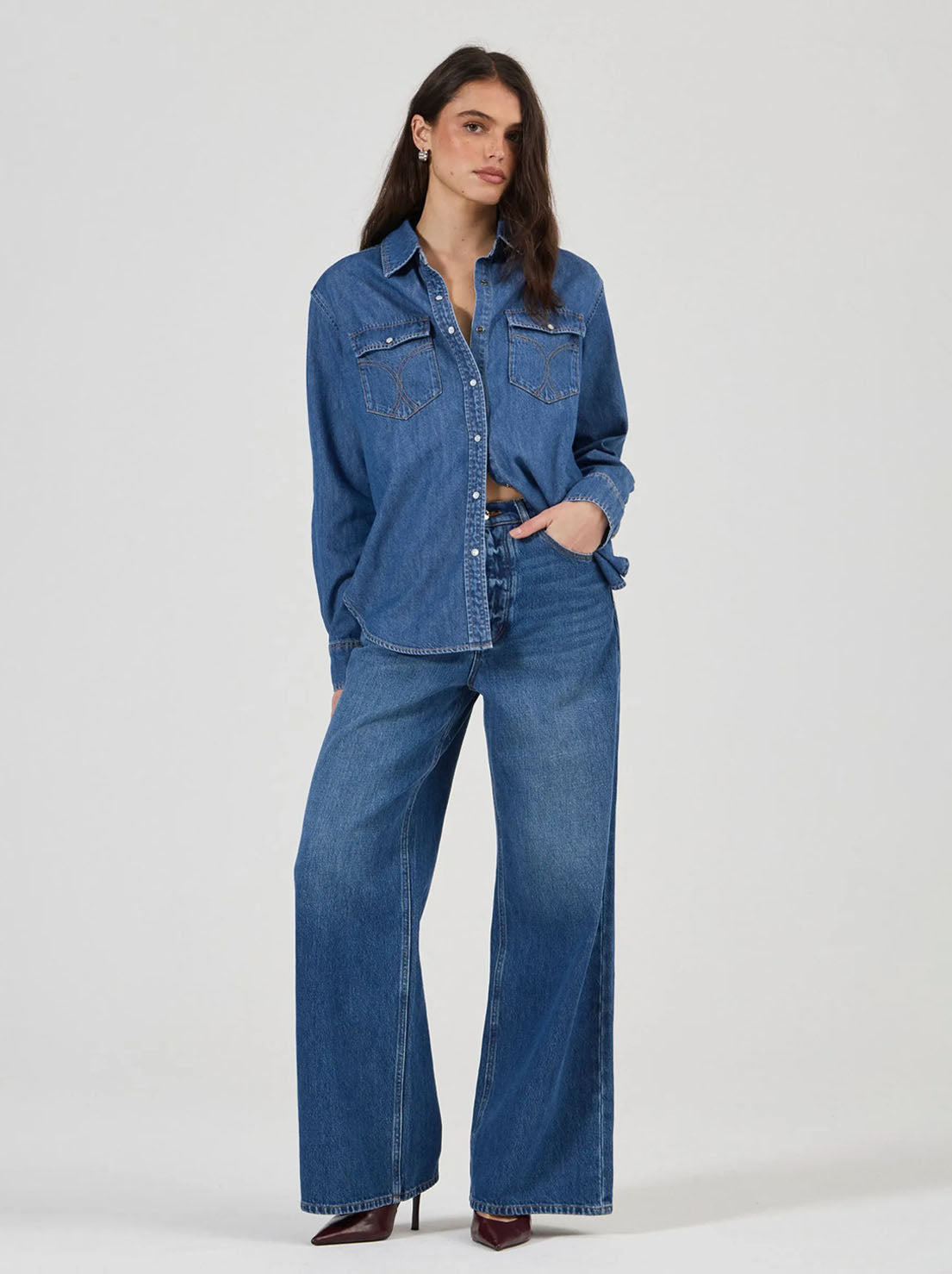 Rolla's - Chelsea Shirt - Vintage Indigo