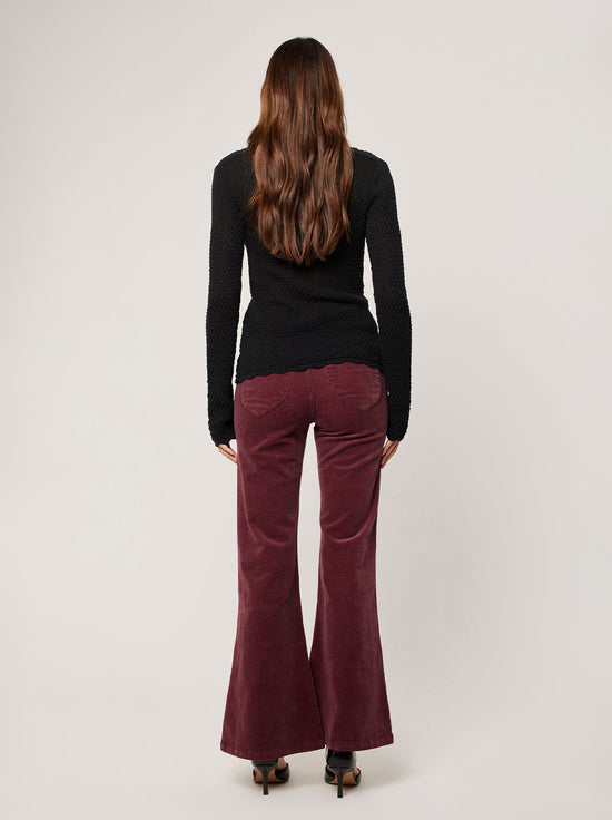 Rolla's - Eastcoast Flare Baby Cord - Oxblood