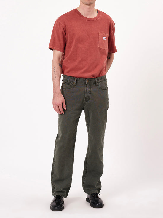 Rolla's - Ezy Canvas Pant - Green