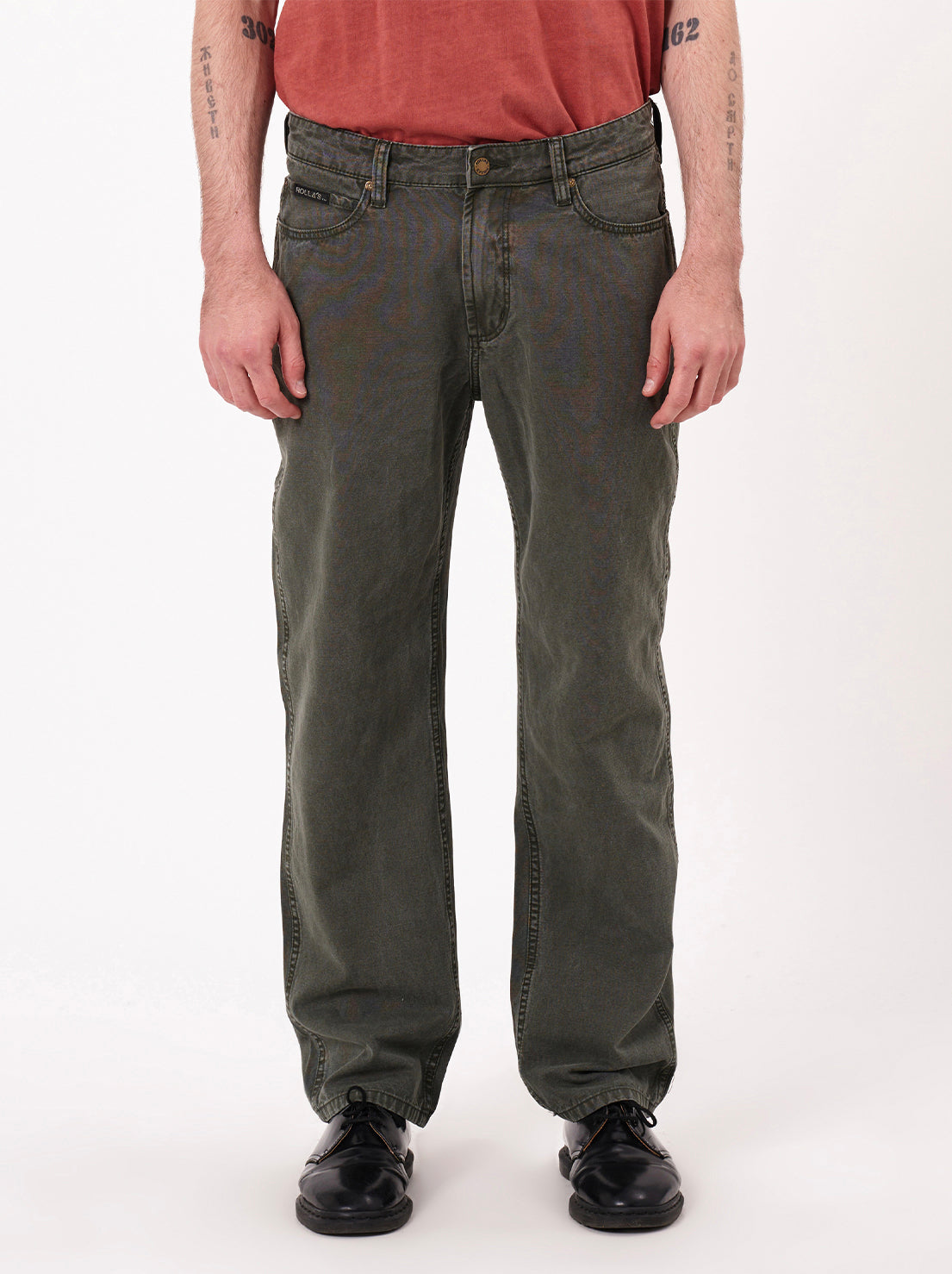 Rolla's - Ezy Canvas Pant - Green