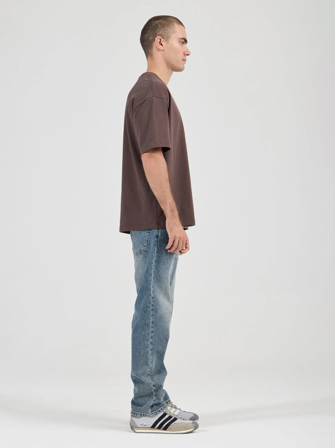 Rolla's - Ezy Classic Tee - Dark Brown
