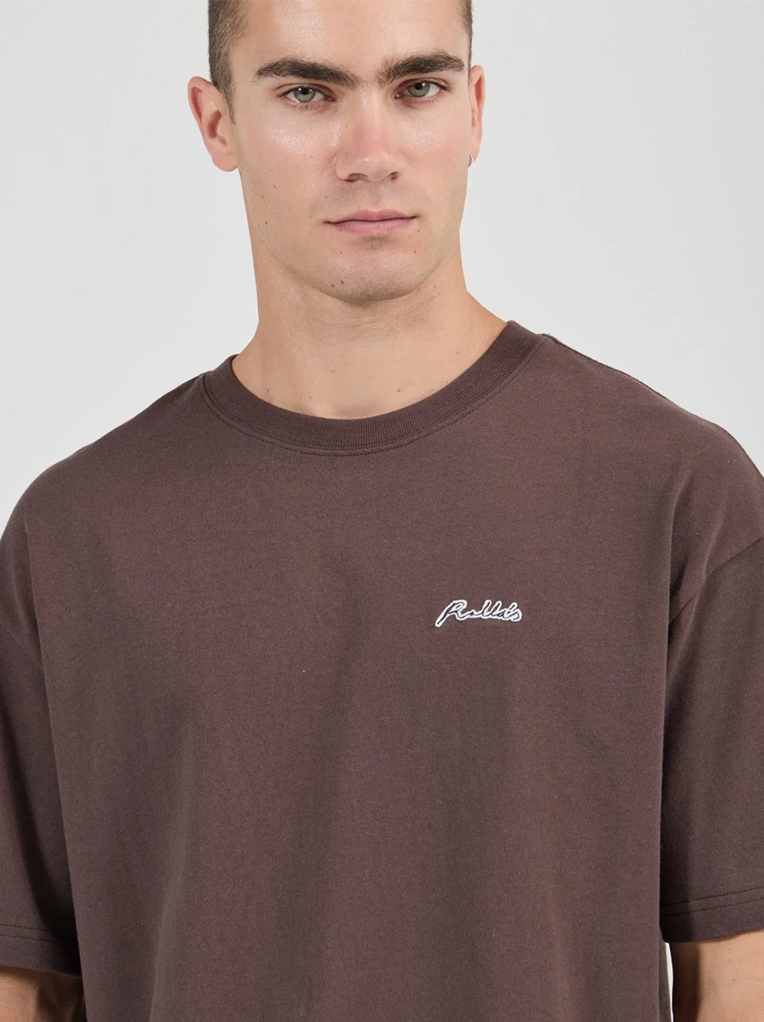 Rolla's - Ezy Classic Tee - Dark Brown