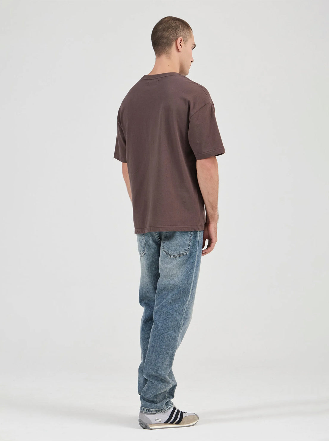 Rolla's - Ezy Classic Tee - Dark Brown