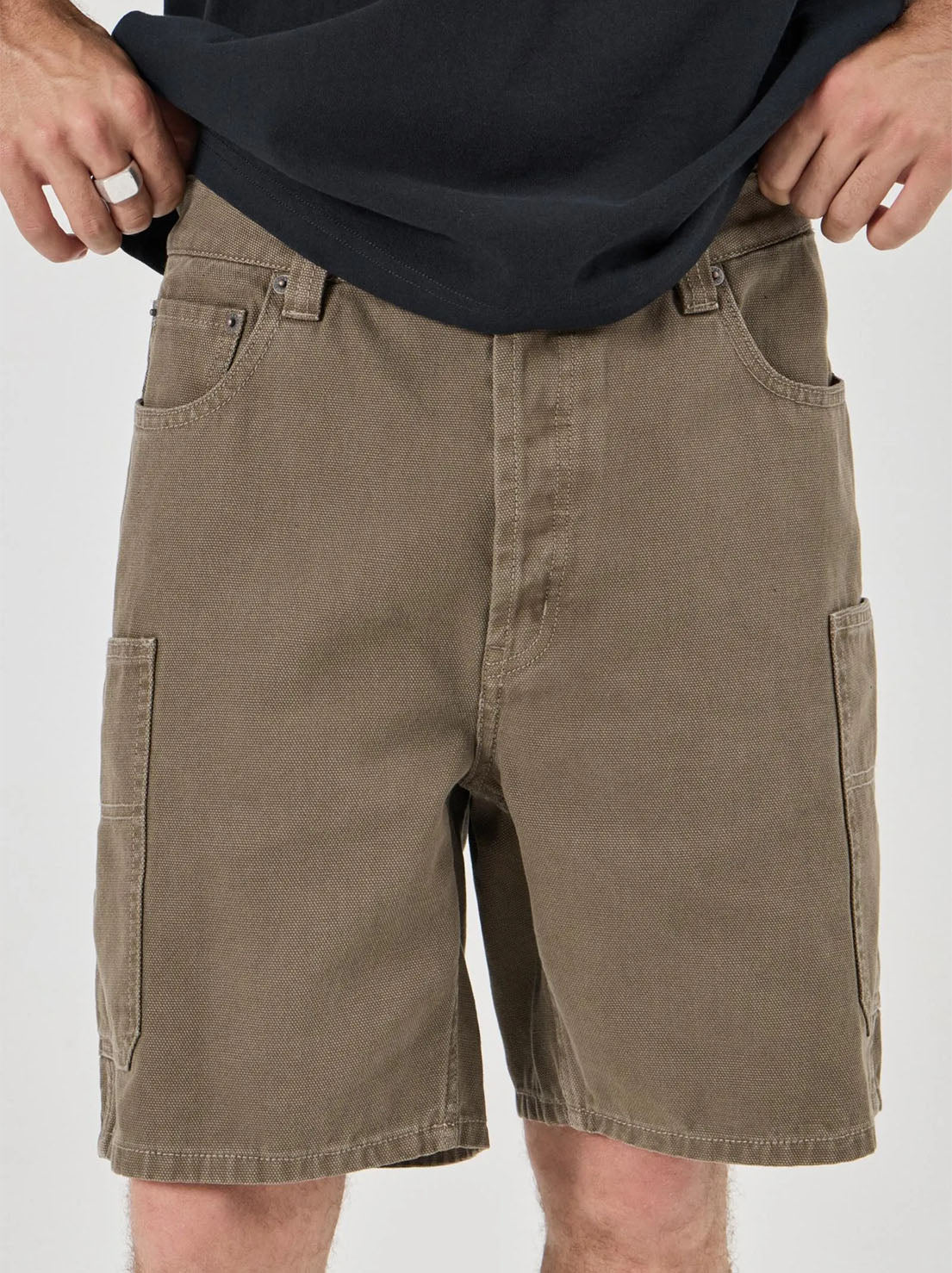 Rolla's - Ezy Electric Short Canvas - Olive