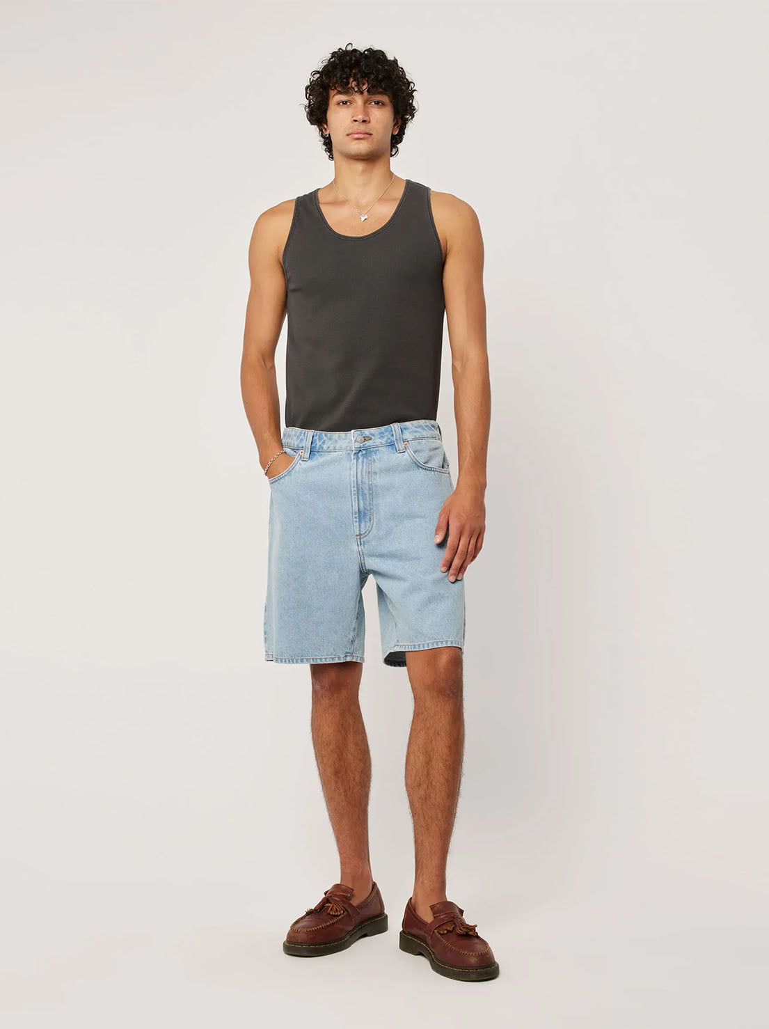 Rolla's - Ezy Short Prowler - Bleached Vintage Blue