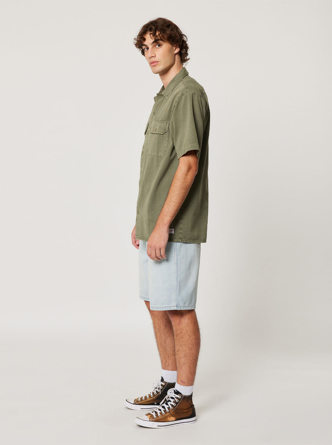 Rolla's - Ezy Trade Shirt - Faded Army