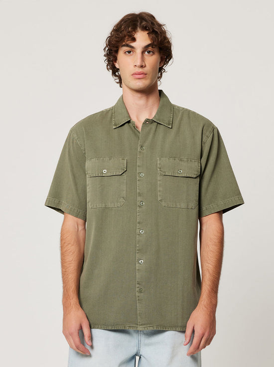 Rolla's - Ezy Trade Shirt - Faded Army