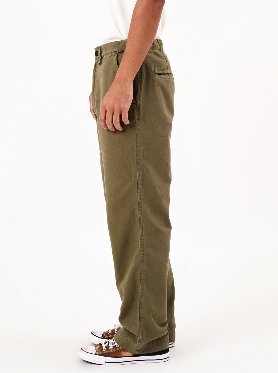 Rolla's - Ezy Worker Pant - Moss