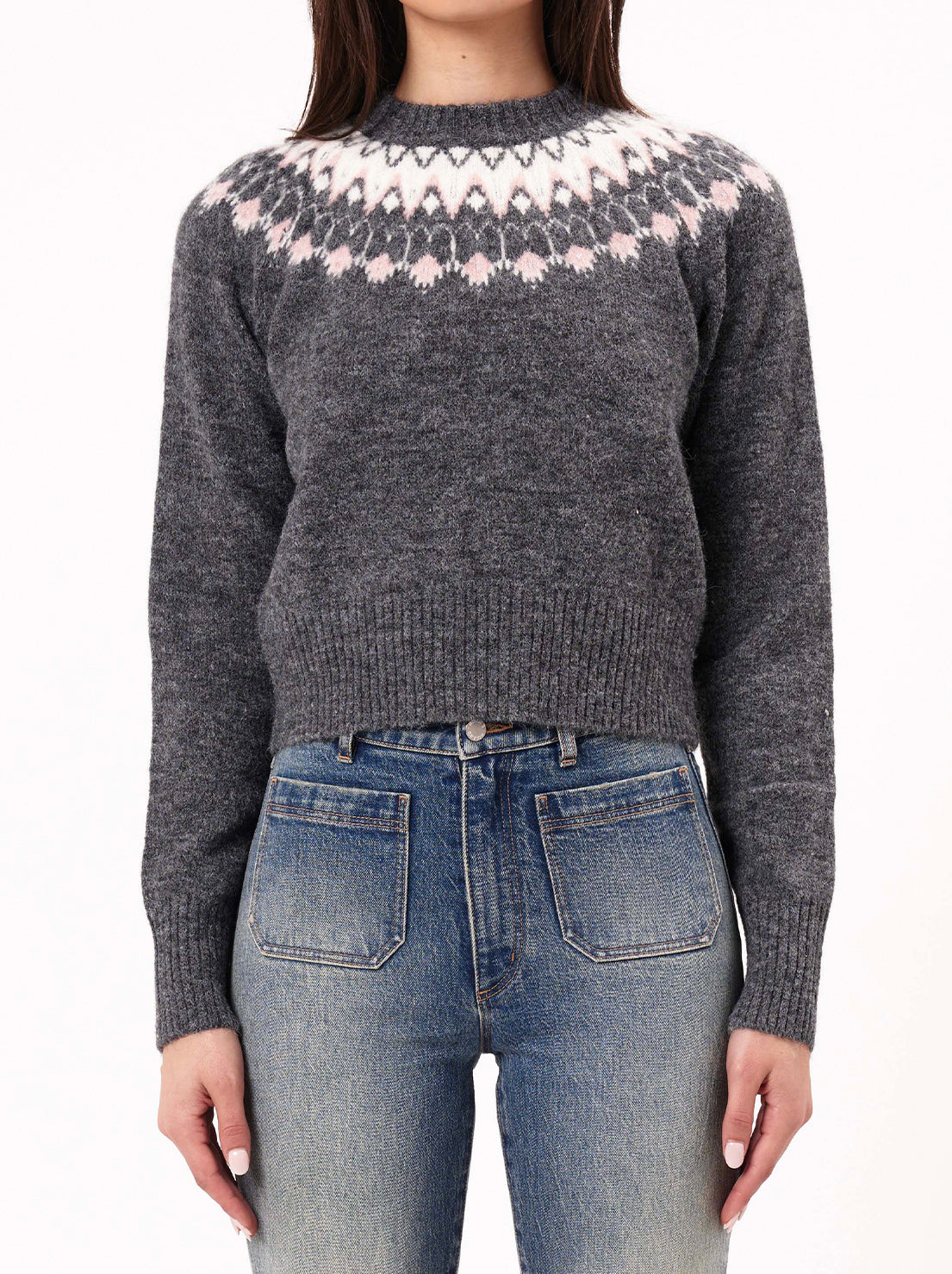 Rolla's - Fair Isle Knit - Vintage Black