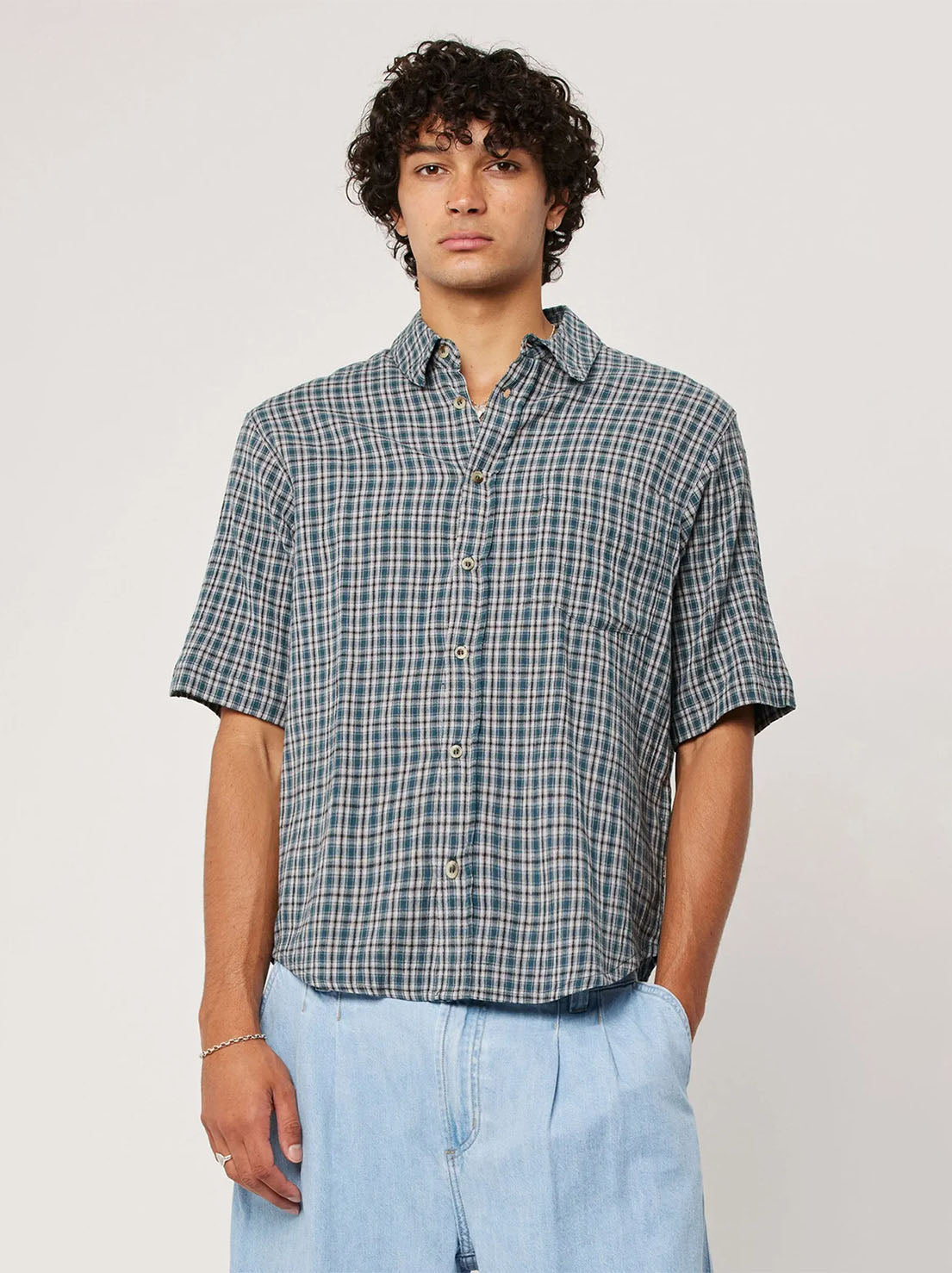 Rolla's -  Forester Check Shirt - Green Check
