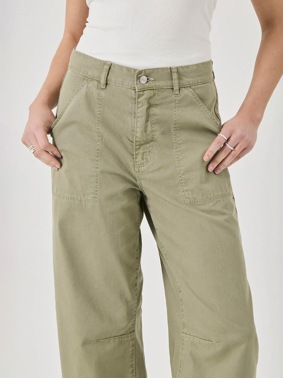 Rolla's - Gigi Barrel Drill - Summer Olive