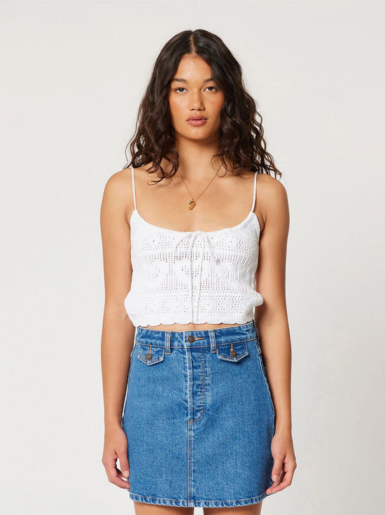 Rolla's - Harlow Top Knit - White