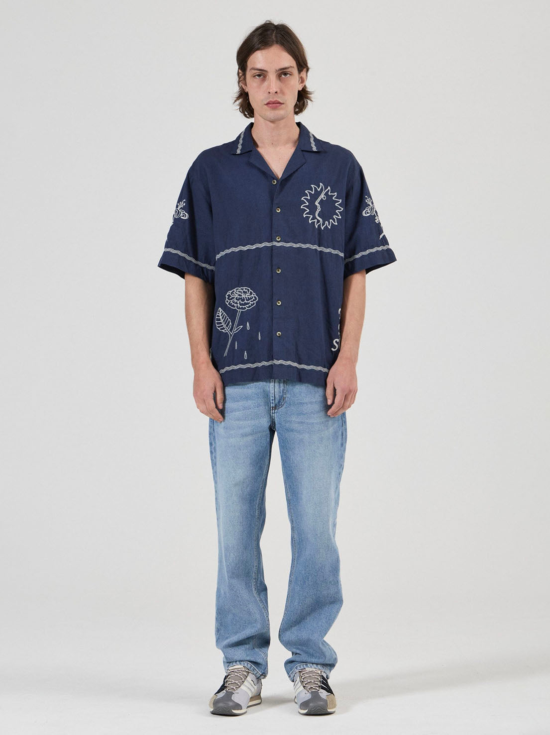 Rolla's - It's Sunny Bowler Shirt - Indigo