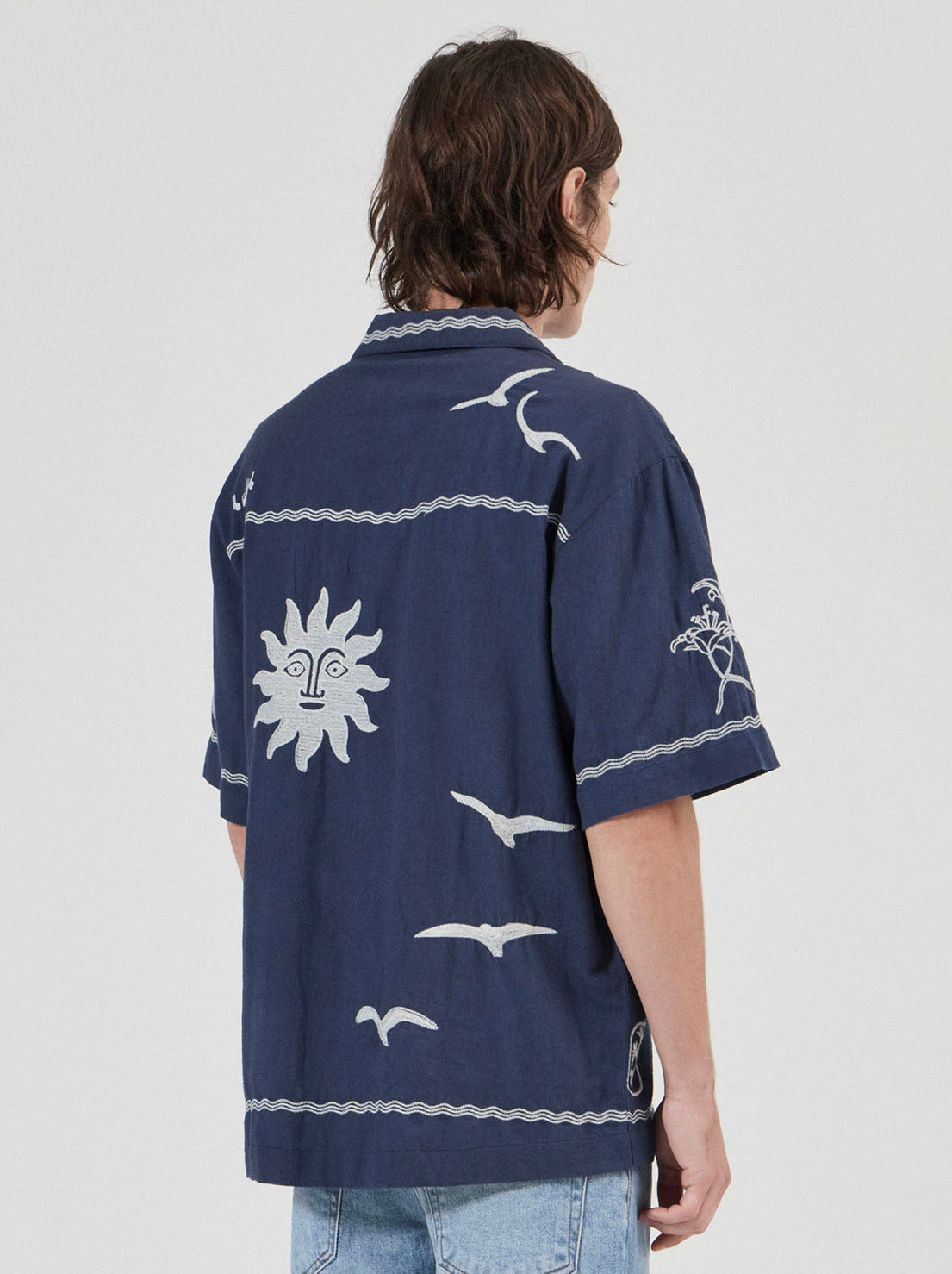 Rolla's - It's Sunny Bowler Shirt - Indigo