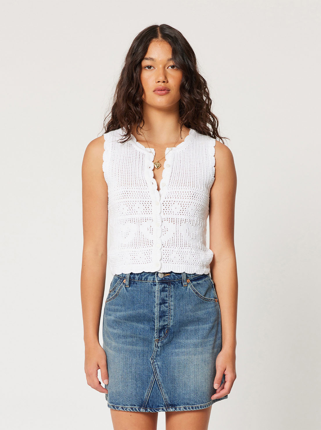 Rolla's - Maisie Knit Top - White