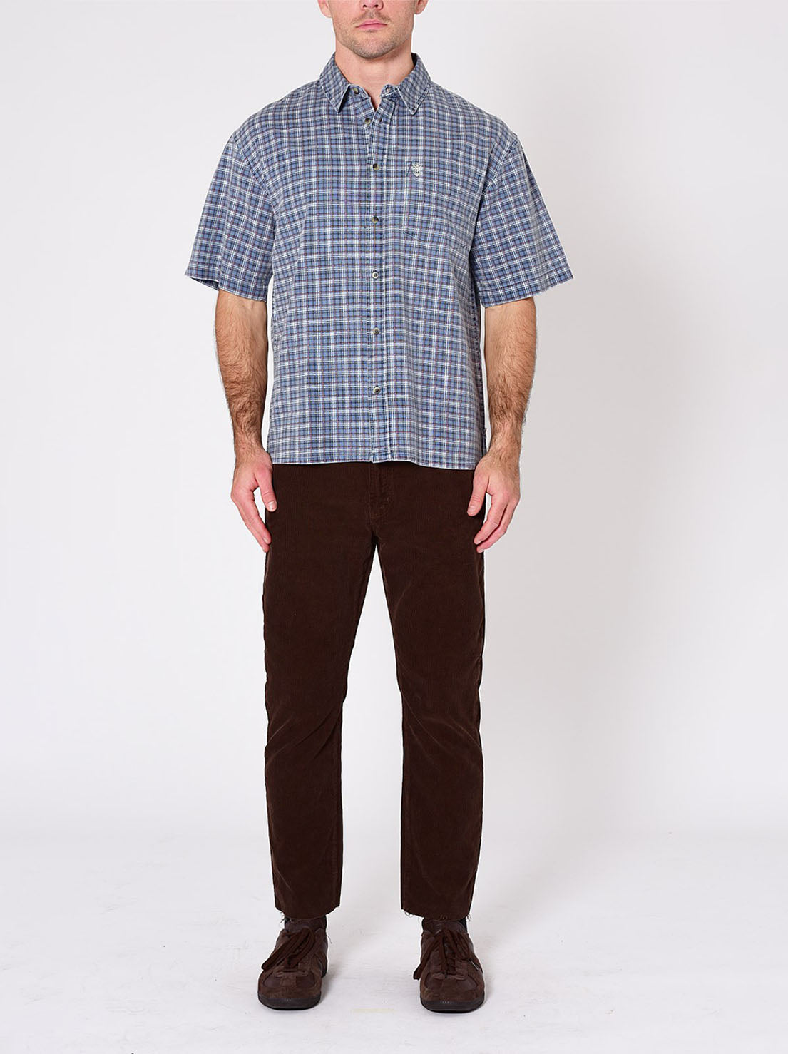 Rolla's - Mariner Check Shirt - Blue Collar