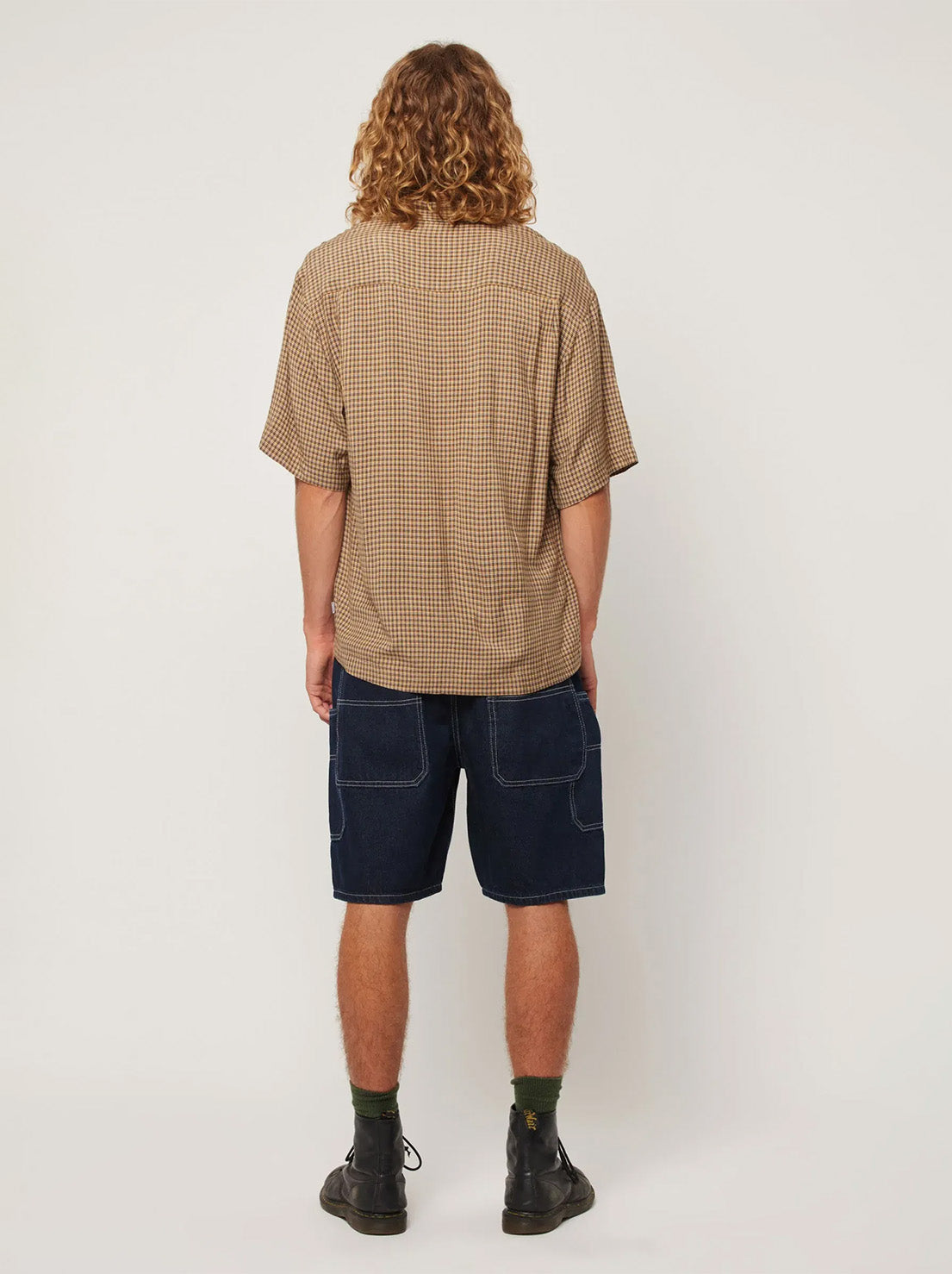 Rolla's - Merbau Check Bowler - Biscuit