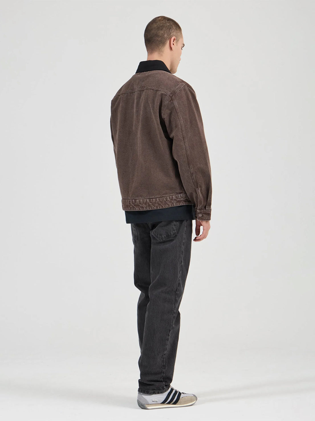 Rolla's - Nailhead Miner Jacket - Dark brown