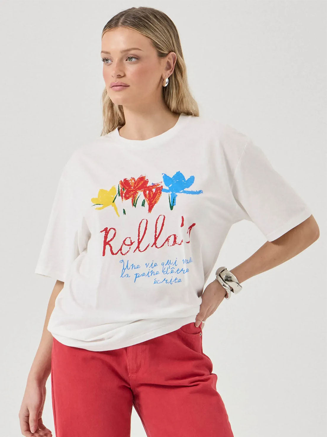 Rolla's -  Off Duty Tee - Vintage White