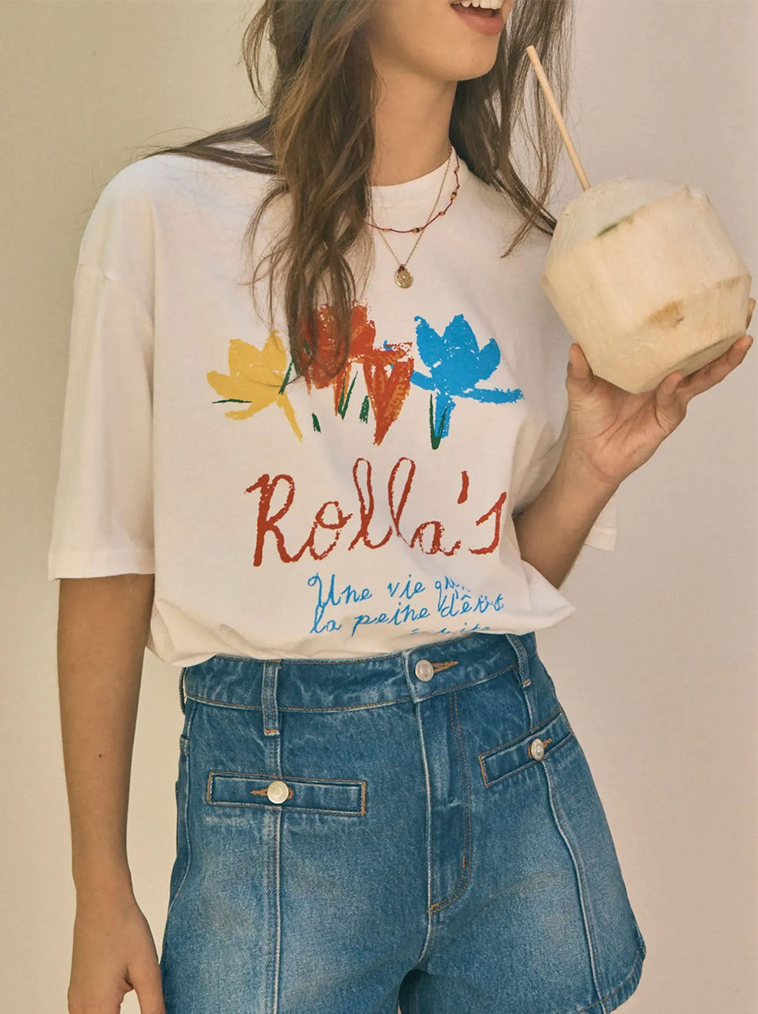 Rolla's -  Off Duty Tee - Vintage White