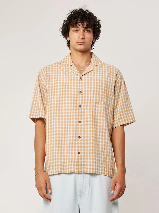 Rolla's - Palomino Check Bowler - Sand Check