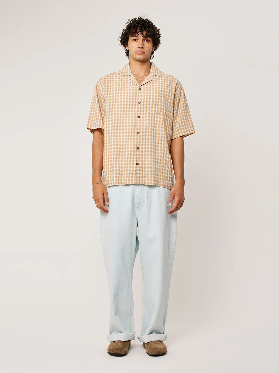 Rolla's - Palomino Check Bowler - Sand Check