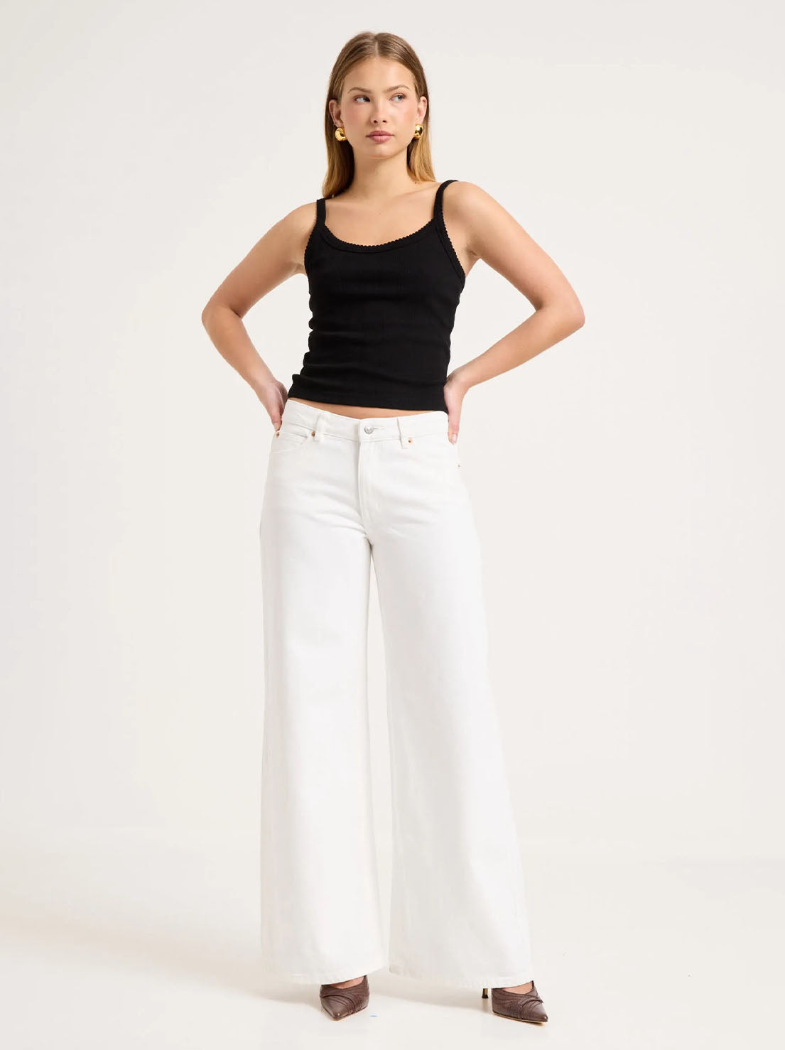 Rolla's - Pointelle Cami - Black
