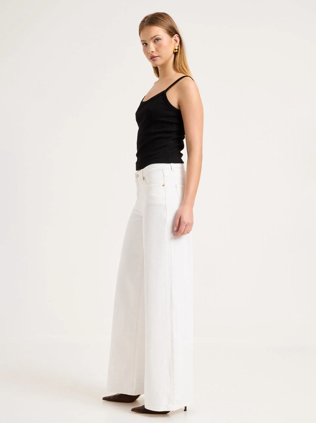 Rolla's - Pointelle Cami - Black