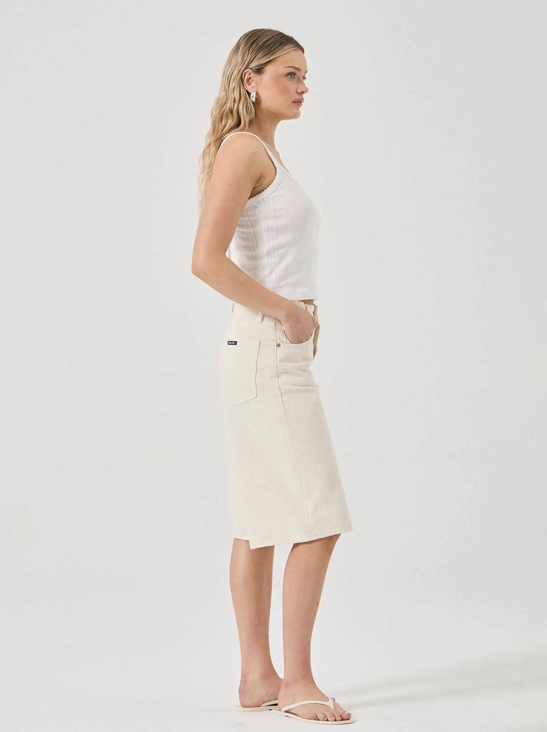 Rolla's - Pointelle Cami - White
