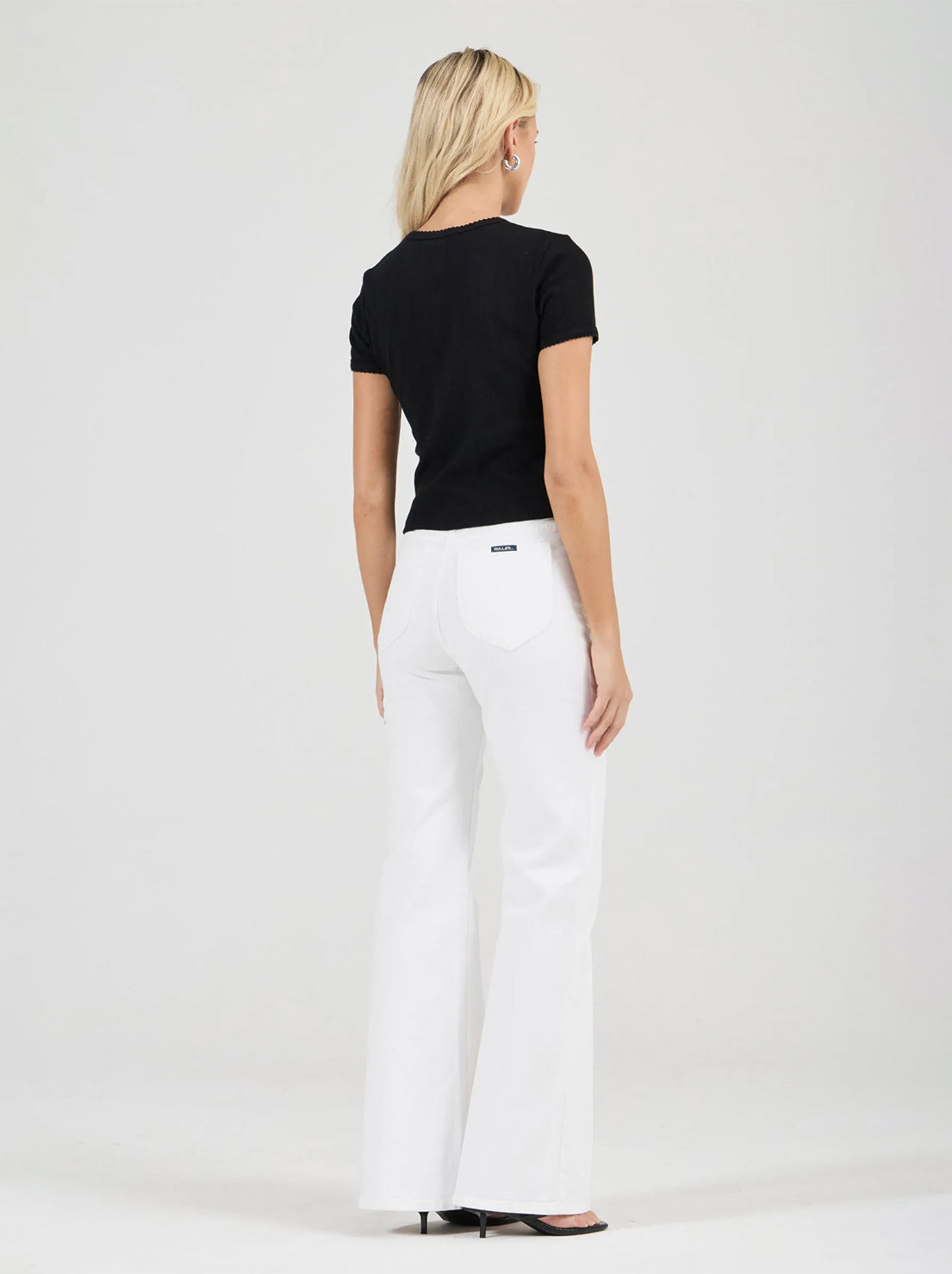 Rolla's - Pointelle Classic Tee - Black