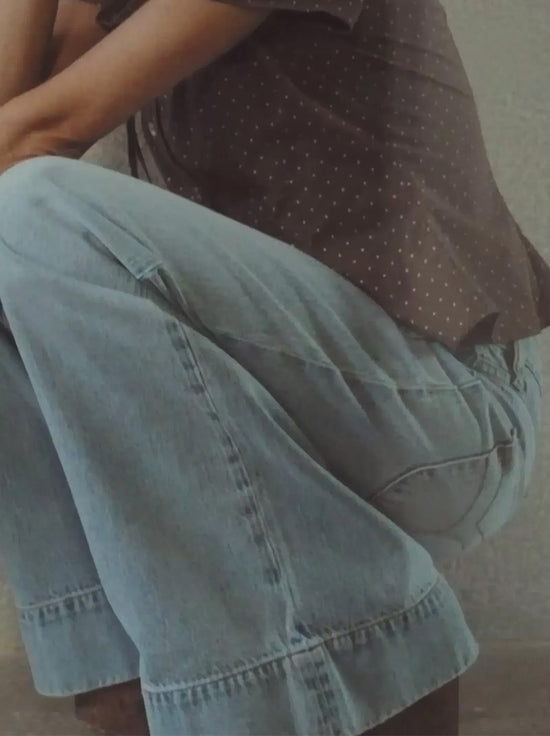 Rolla's - Relaxed Sailor Jean Long - Breezy Blue