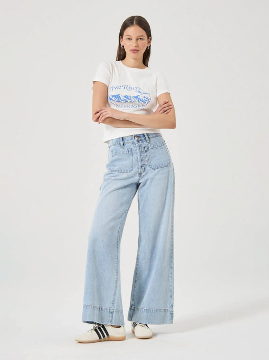 Rolla's - Relaxed Sailor Jean Long - Breezy Blue