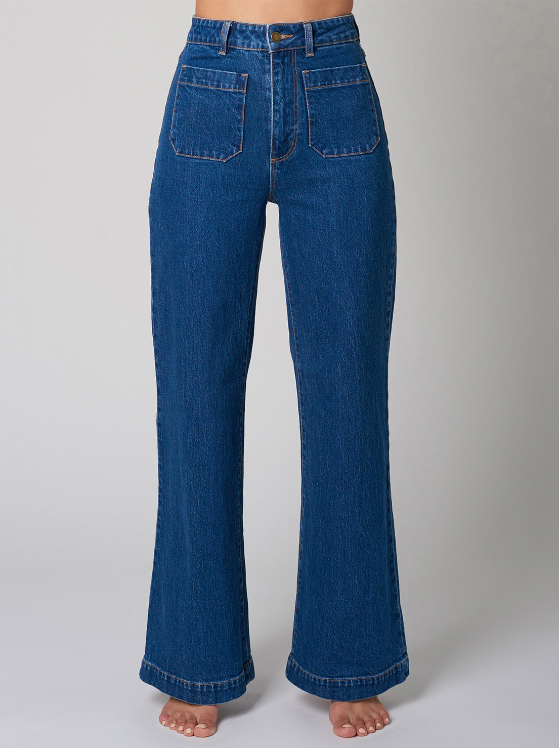 Rolla's - Sailor Jean Long - Eco Ruby Blue