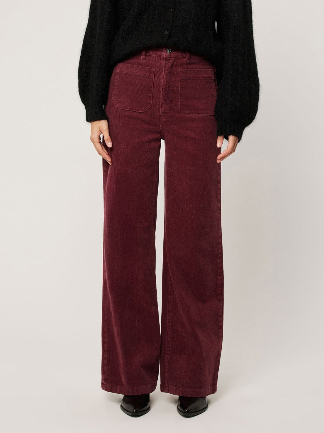 Rolla's - Sailor Long Cord Pants - Oxblood