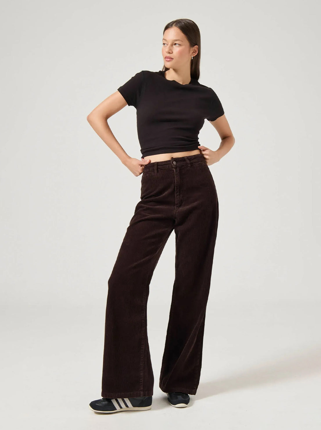 Rolla's - Sailor Pant Long - Chocolate Cord