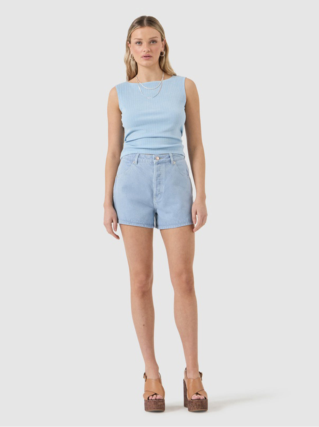 Rolla's - Shell Tank Rib - Blue Heaven