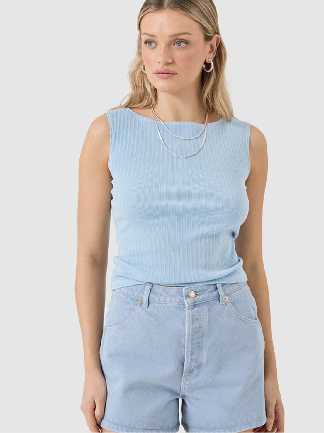 Rolla's - Shell Tank Rib - Blue Heaven