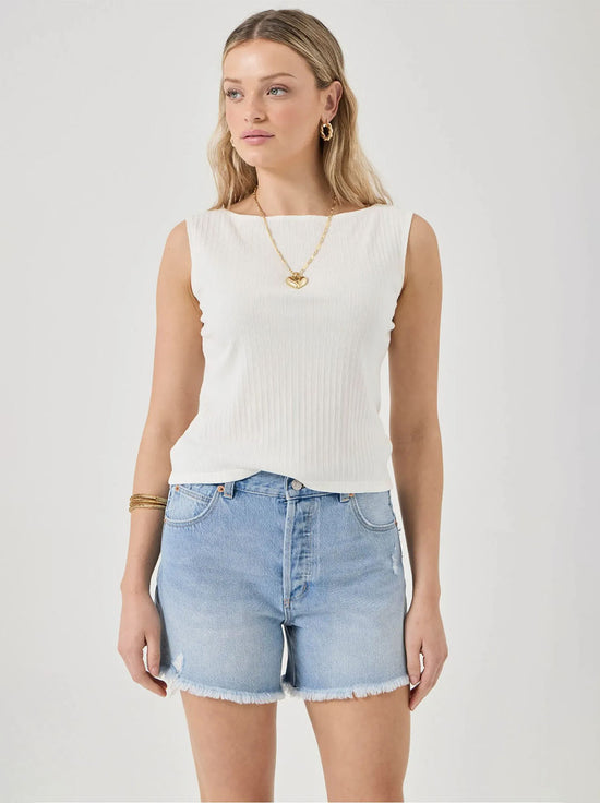 Rolla's - Shell Tank Rib - Vintage White