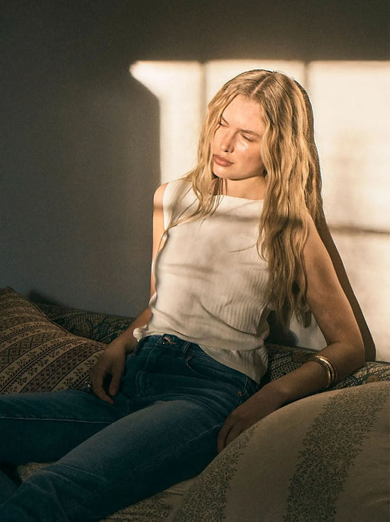 Rolla's - Shell Tank Rib - Vintage White