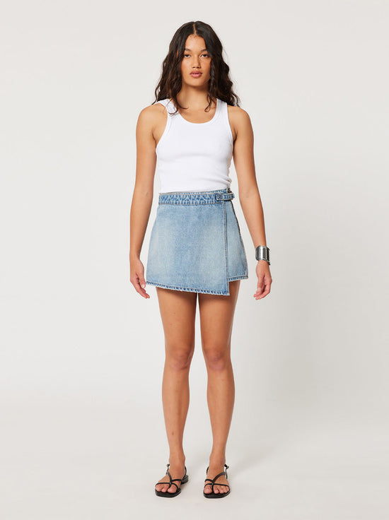 Rolla's - Skort - Faded Blue