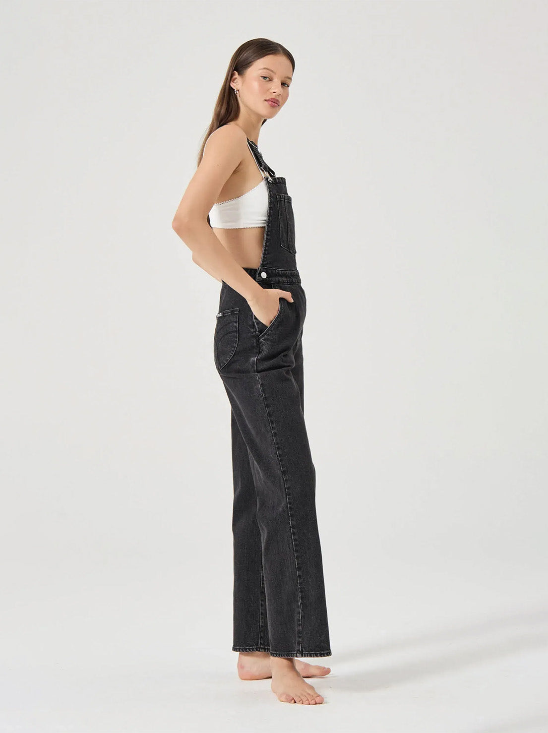 Rolla's - Stevie Relaxed Overalls - Black Sand