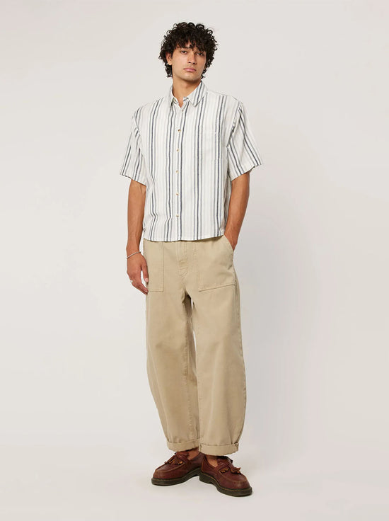 Rolla's - Tidal Waves Stripe Shirt - Titanium Stripe