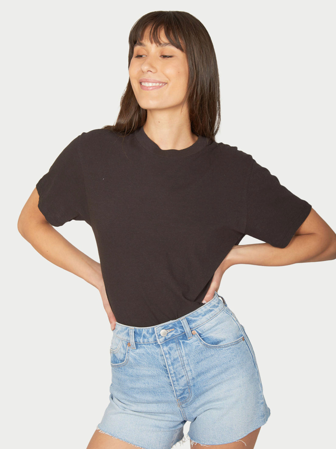 Load image into Gallery viewer, Rolla&amp;#39;s - Tomboy Tee - Vintage Black
