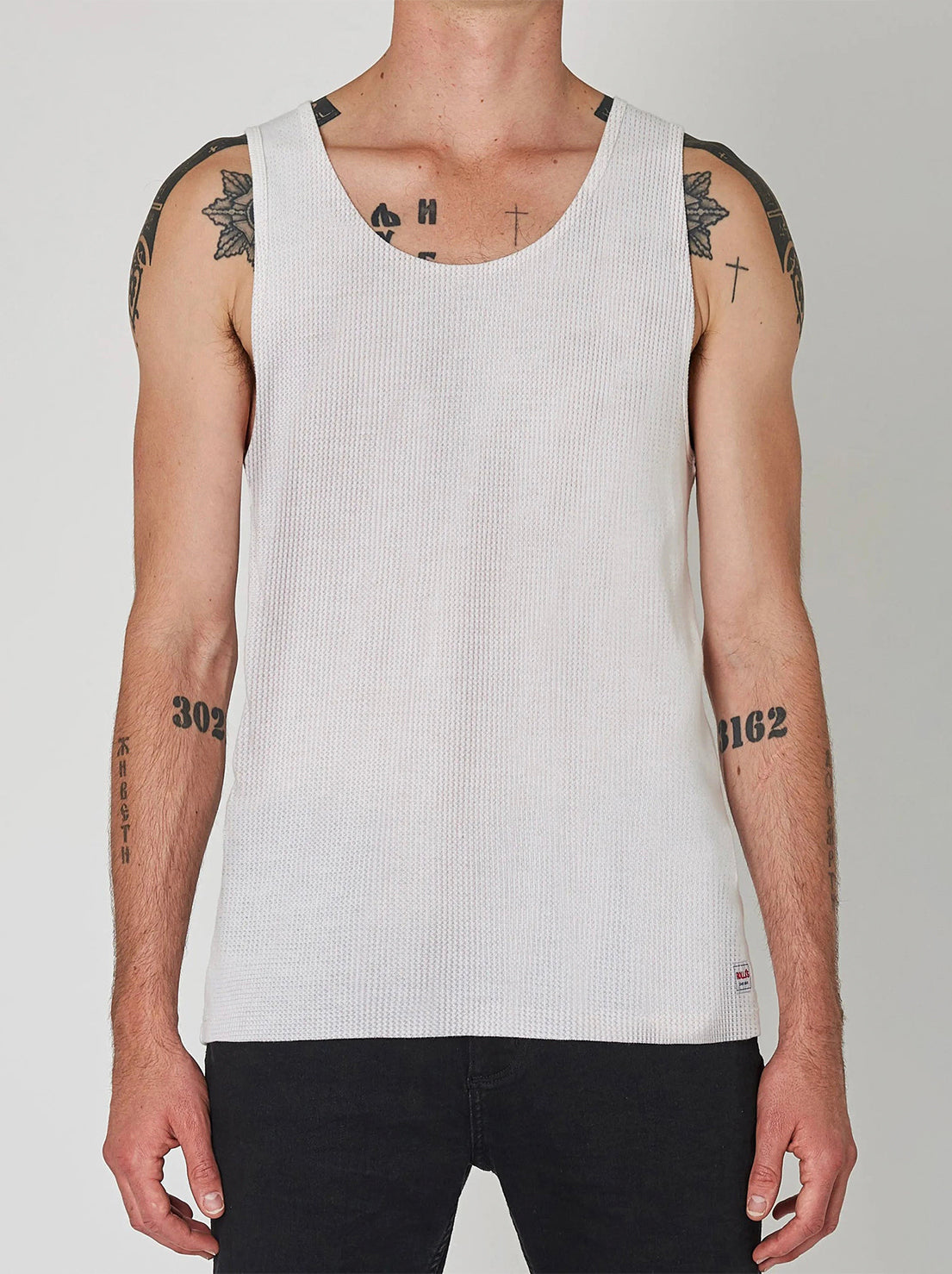 Rolla's - Trade Waffle Tank - Vintage White