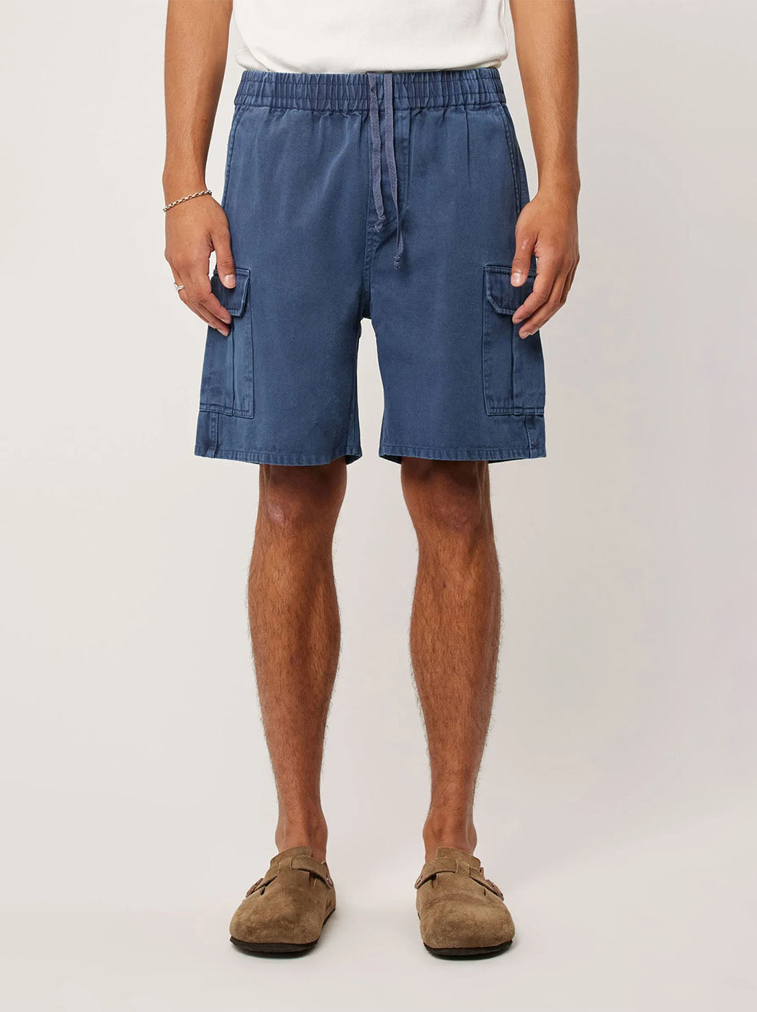 Rolla's - Tradie Cargo Short - Steel Blue