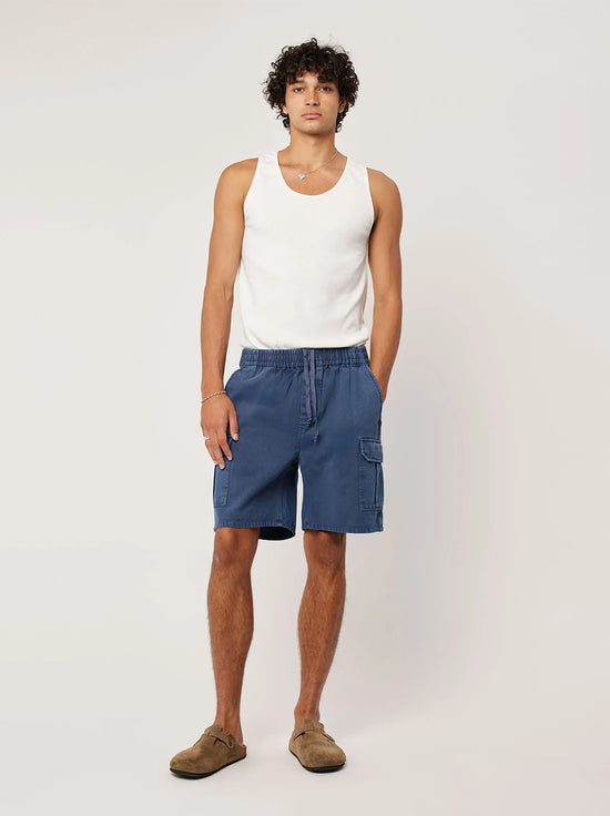 Rolla's - Tradie Cargo Short - Steel Blue